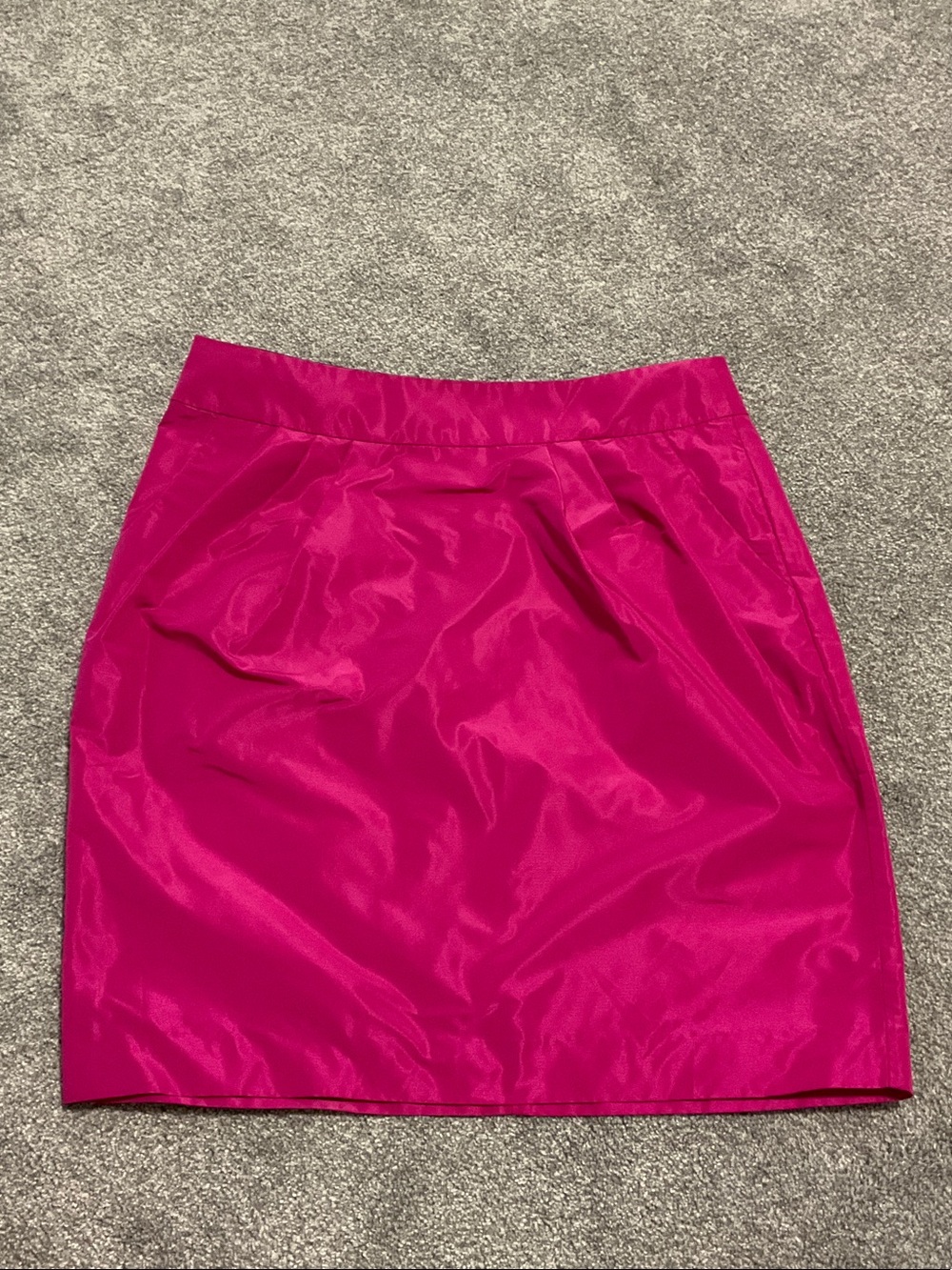 Banana Republic Fuchsia Satin Midi Skirt